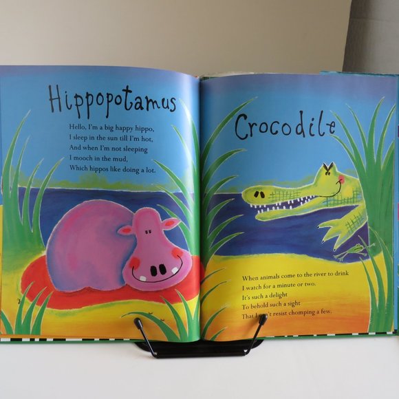 RUMBLE IN THE JUNGLE Giles Andreae HARDBACK W/JACKET & AUDIO CD - Picture 6 of 7